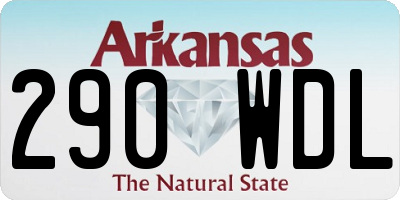 AR license plate 290WDL