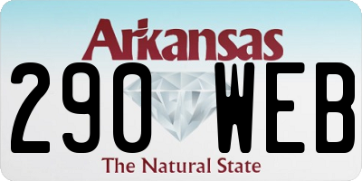 AR license plate 290WEB