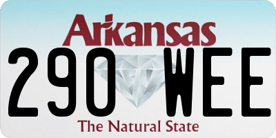 AR license plate 290WEE