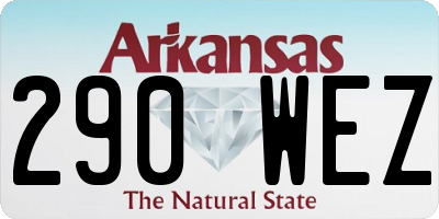 AR license plate 290WEZ