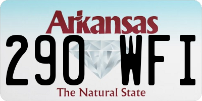 AR license plate 290WFI