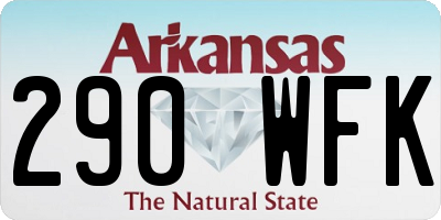 AR license plate 290WFK