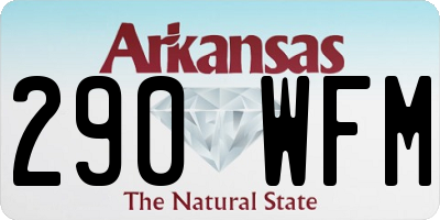 AR license plate 290WFM