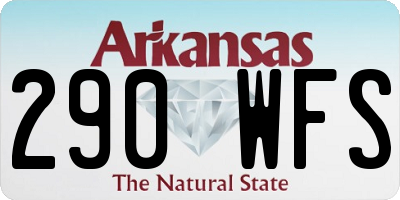 AR license plate 290WFS