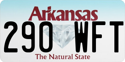 AR license plate 290WFT
