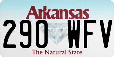 AR license plate 290WFV