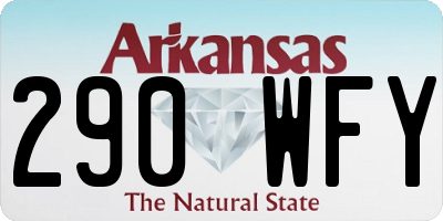 AR license plate 290WFY
