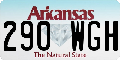 AR license plate 290WGH