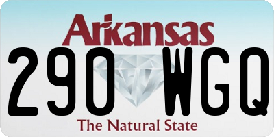 AR license plate 290WGQ