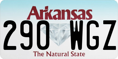 AR license plate 290WGZ