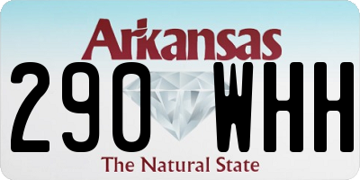 AR license plate 290WHH