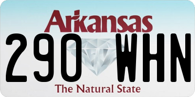 AR license plate 290WHN