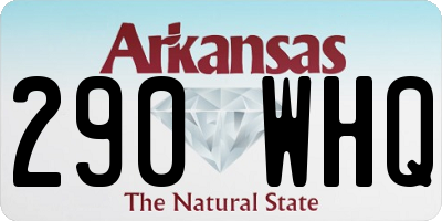 AR license plate 290WHQ