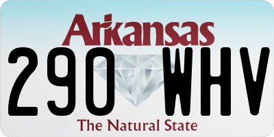 AR license plate 290WHV