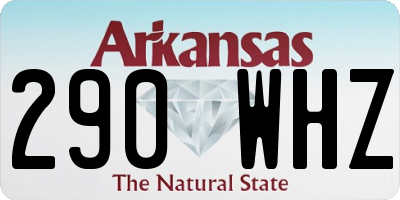 AR license plate 290WHZ