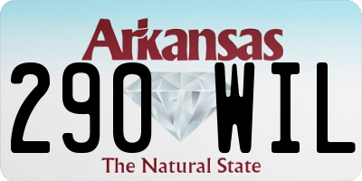 AR license plate 290WIL