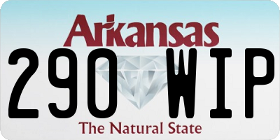 AR license plate 290WIP