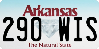 AR license plate 290WIS