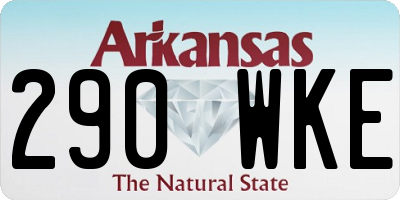 AR license plate 290WKE
