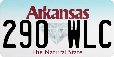 AR license plate 290WLC