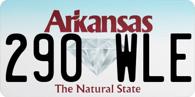 AR license plate 290WLE