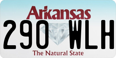 AR license plate 290WLH