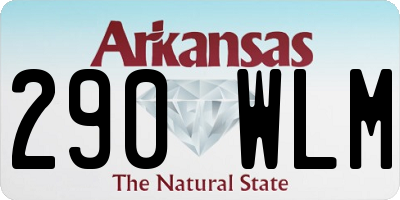 AR license plate 290WLM