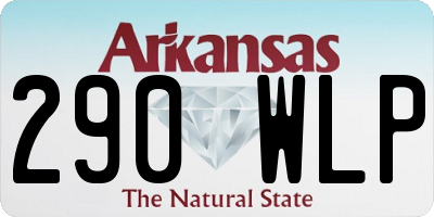 AR license plate 290WLP