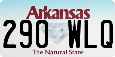 AR license plate 290WLQ