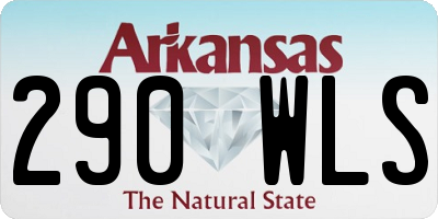 AR license plate 290WLS