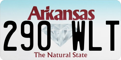 AR license plate 290WLT