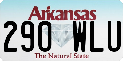 AR license plate 290WLU