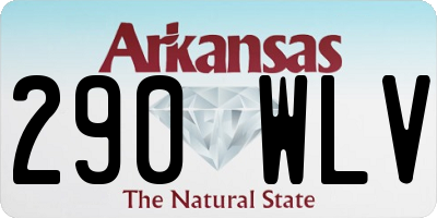 AR license plate 290WLV