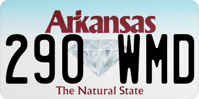 AR license plate 290WMD