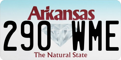 AR license plate 290WME