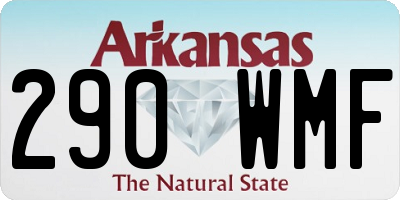 AR license plate 290WMF