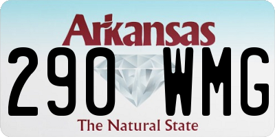 AR license plate 290WMG