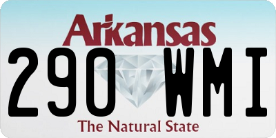 AR license plate 290WMI