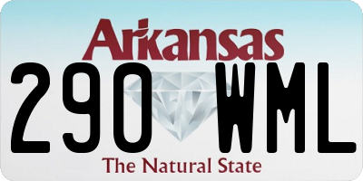 AR license plate 290WML