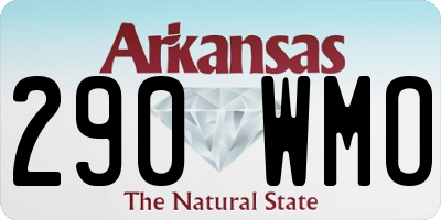 AR license plate 290WMO