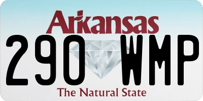 AR license plate 290WMP