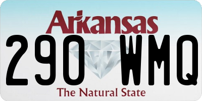 AR license plate 290WMQ