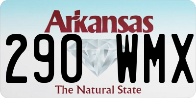 AR license plate 290WMX