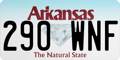 AR license plate 290WNF