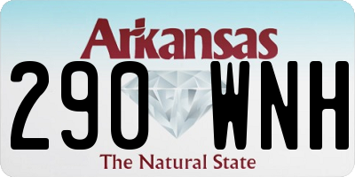 AR license plate 290WNH