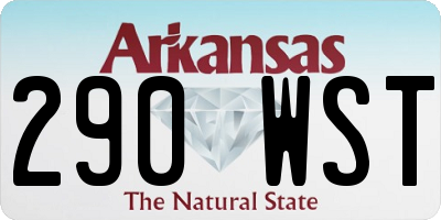 AR license plate 290WST