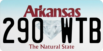AR license plate 290WTB