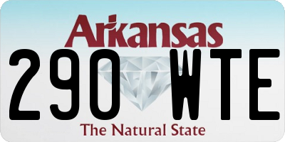 AR license plate 290WTE