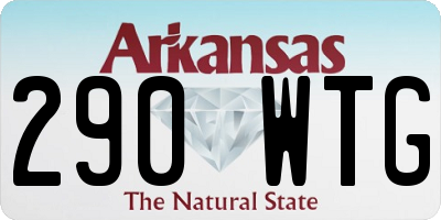 AR license plate 290WTG