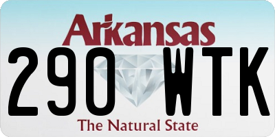 AR license plate 290WTK